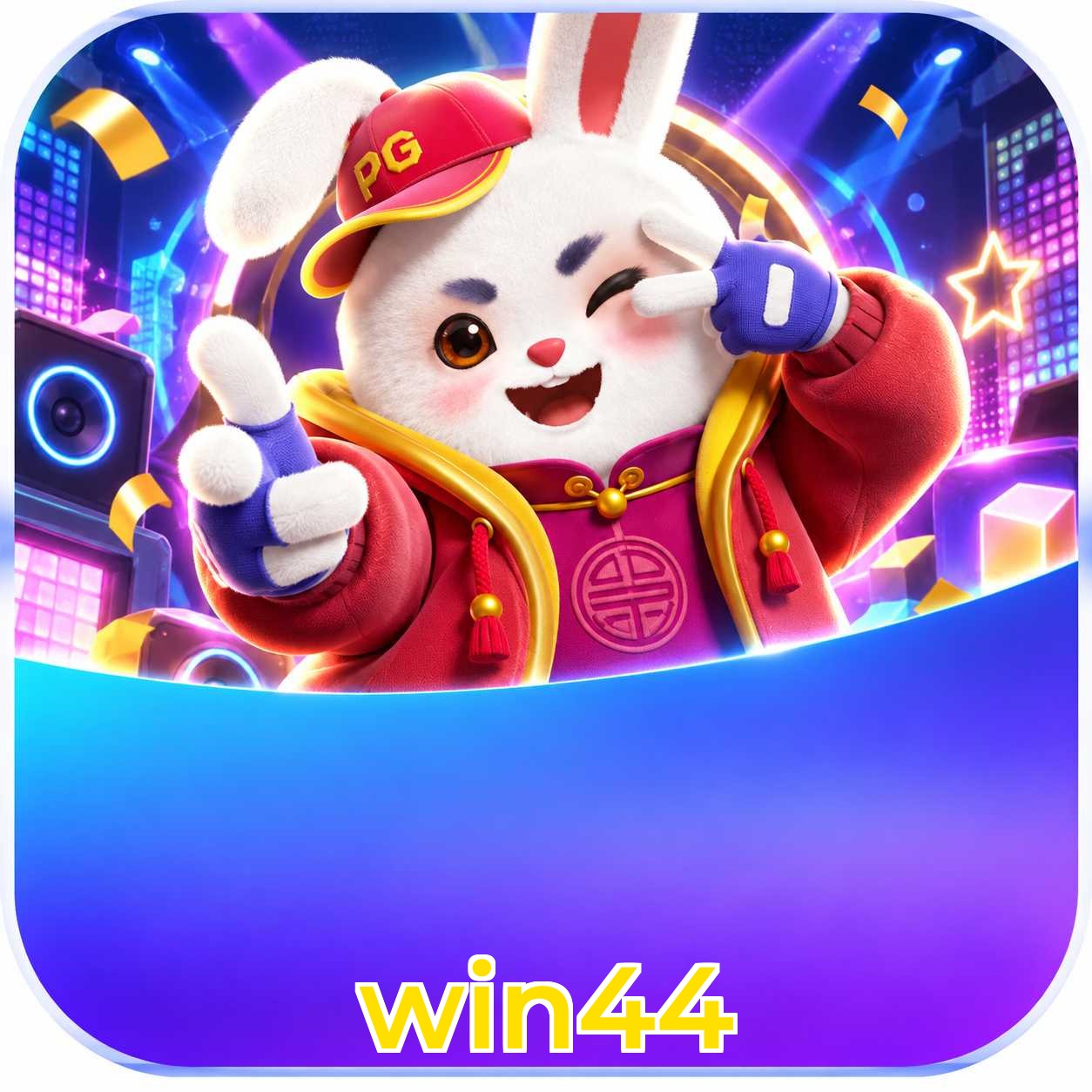 win44 Logo - Bônus com Rollover Justo